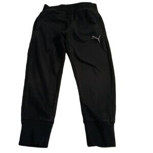 EUC: Boys' Puma Size 4 Black Joggers Sweatpants